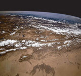 Тибет. Снимок из космоса, сделанный в ходе реализации программы Space Shuttle. Earth Sciences and Image Analysis/NASA-Johnson Sp