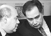 Михаил Швыдкой и Александр Соколов. Фото ''Независимой газеты''