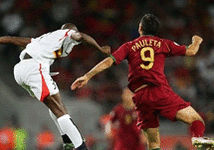Фрагмент матча Португалия - Ангола. Фото АР
