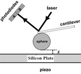 Схема эксперимента с сайта physicsweb.org (Courtesy U Mohideen)