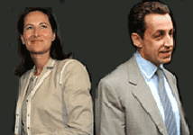 Сеголен Руайяль и Николя Саркози. Коллаж