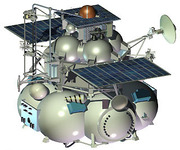 Автоматическая межпланетная станция "Фобос-грунт". Изображение с сайта www.laspace.ru/rus/phobos.php