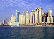 Отель Jumeirah Beach Residence, где стреляли в Сулима Ямадаева. Фото findmeapropertyindubai.com