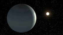 Так художник представляет себе экзопланету CoRoT-9b. Изображение Instituto de Astrofísica de Canarias