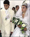 Цыганская  принцесса на свадьбе. Фото BBC
