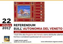 Плакат к референдуму в Венето. Фото: agvilvelino.it