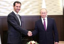 Башар Асад и Владимир Путин. Фото пресс-службы Кремля