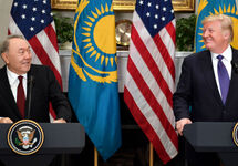 Нурсултан Назарбаев и Дональд Трамп. Фото: akorda.kz
