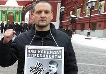 Сергей Удальцов агитирует за Павла Грудинина. Фото с ФБ-страницы лидера ЛФ