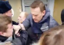 Задержание Алексея Навального 28.01.2018. Кадр "Граней"