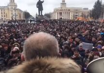 Митинг в Кемерове. Кадр трансляции "Говорит Москва"