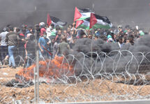 Бои на границе Газы. Фото из твиттера @Tsahal