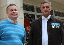 Олег Семенов (слева) и Дмитрий Джигалов. Фото: Тарас Ибрагимов, источник: zona.media