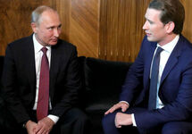 Владимир Путин и Себастьян Курц. Фото: kremlin.ru