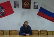 Алексей Навальный в ОП "Даниловский". Фото из твиттера Киры Ярмыш