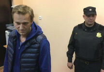 Алексей Навальный в суде. Кадр Deutsche Welle