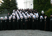 Участники архиерейского собора УПЦ МП. Фото: pravoslavye.org.ua