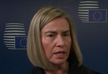 Федерика Могерини. Кадр видео ec.europa.eu