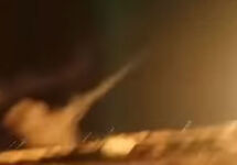 Сирийская ПВО атакует израильскую ракету. Кадр видео SANA