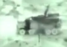 Удар по батарее сирийской ПВО. Аэросъемка ЦАХАЛа