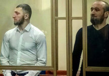 Руслан Эсмурзиев и Магомед Аматханов на оглашении приговора. Фото: kavkaz-uzel.eu
