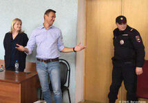Алексей Навальный в Хорошевском райсуде. Фото: dw.com