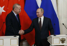 Реджеп Тайип Эрдоган и Владимир Путин. Фото: aa.com.tr
