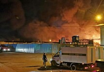 Пожар в иркутской ИК-15. Фото: ФБ-страница Павла Глущенко