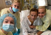 Алексей Навальный в больнице. Фото из личного Инстаграма