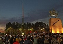 Протестный митинг в Бишкеке. Фото: ferghana.agency