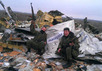 Боевики на месте крушения малайзийского боинга Боевики на месте крушения малайзийского боинга