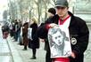 Активисты ''Зубра'' протестуют против похищения людей. Фото с сайта www.charter97.org