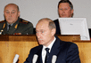 Владимир Путин на совещании в Минобороны. Фото с официального сайта Кремля