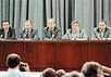 Пресс-конференция членов ГКЧП 19 августа 1991 года. Фото ИТАР-ТАСС