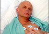Александр Литвиненко в больнице. Фото с сайта ВВС