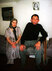 Родители Эльзы Кунгаевой. На брезентовой стене палатки - портрет Эльзы. Фото с сайта www.kp.ru