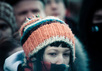 Участница митинга памяти Маркелова и Бабуровой. Фото Евг. Михеевой