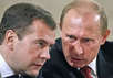Дмитрий Медведев и Владимир Путин. Фото Newsprom.Ru