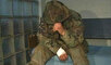 Пойманный грузинами чеченский боевик. Съемки НТВ