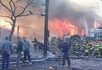 На месте катастрофы в Рокауэе. AP Photo/Fox5-WNYW-TV