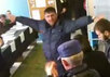 Рамзан Кадыров танцует на избирательном участке. Кадр веб-трансляции