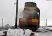 Блокада железной дороги в Донбассе. Кадр Граней.Ру