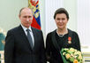 Владимир Путин и Талия Хабриева. Фото: alrf.ru