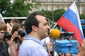 Митинг в День России 12 июня 2005 года. Виктор Шендерович. Фото Граней.Ру