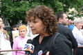 Митинг в День России 12 июня 2005 года.  Евгения Альбац. Фото Граней.Ру