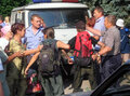 Экологисты в Отрадном. Задержание активистов эколагеря.