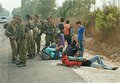 Группа юных противников размежевания не сумела проникнуть во вторник в сектор Газы. Фото: Пресс-служба Армии обороны Израиля