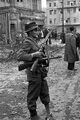 Будапешт, 1956. Безногий герой второй мировой войны в отряде сомообороны.