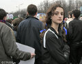 15. Участница митинга. Фото Д.Борко/Грани.Ру