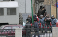 ОМОН задерживает провокаторов, пытавшихся прорваться на митинг. ФотоД.Борко/Грани.Ру